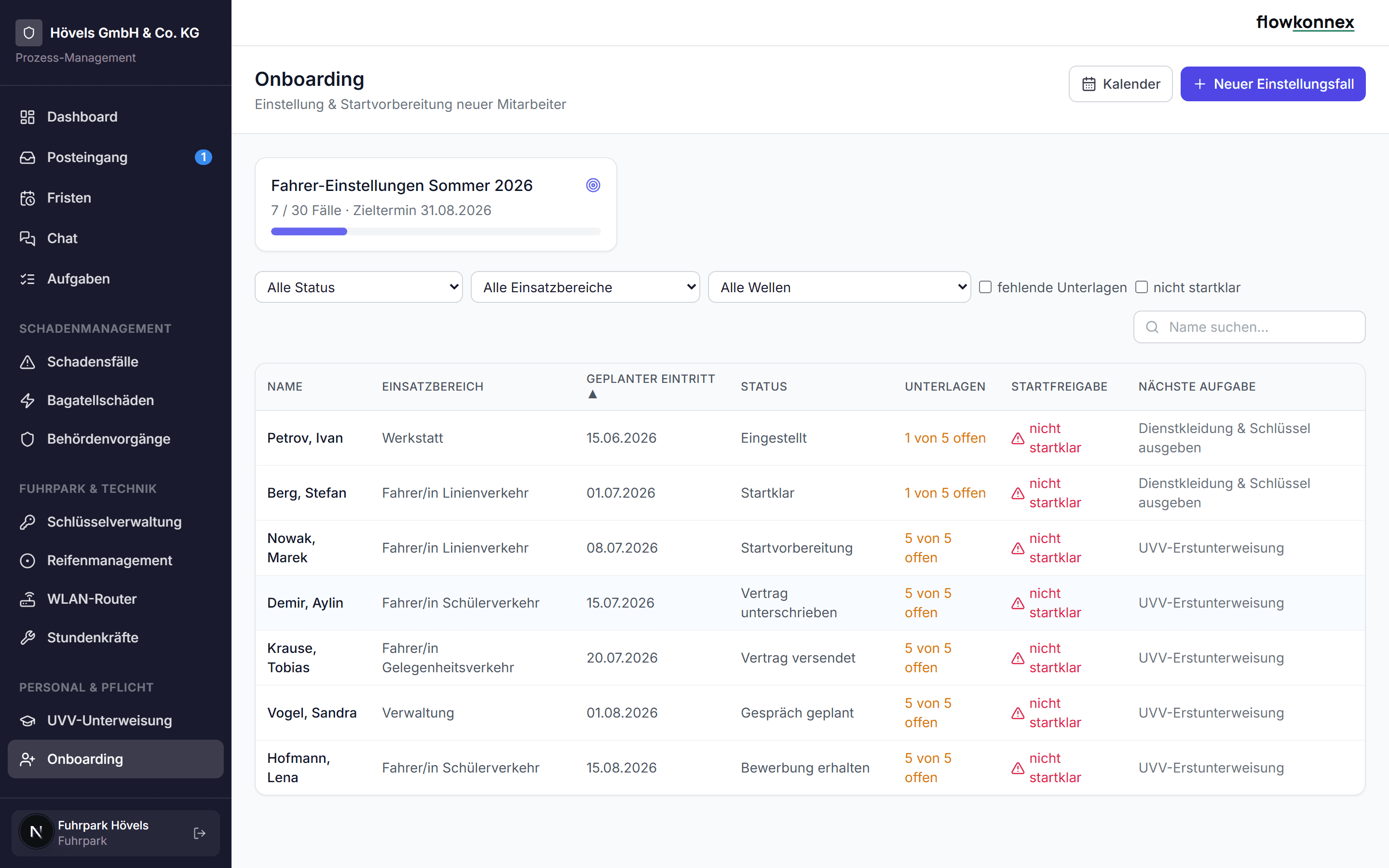 Onboarding